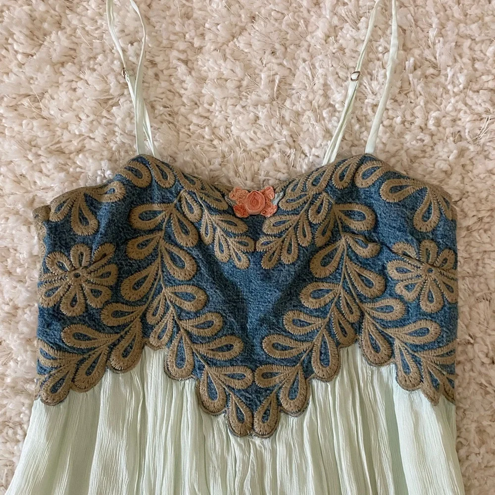 Free People Viral Emery Embroidered Maxi Dress - Picture 4 of 10